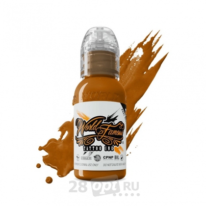 Краска для художественной татуировки World Famous Tattoo Ink, Caramel, 30 мл