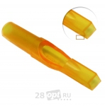 Уцененный товар Тату-наконечник Flat Professional Tip 5, Gold Shark, коробка 50 шт.