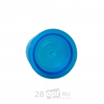 Колпачки для краски Tattoo Caps TA-222A, Плоское основание, Синие, 17 мм