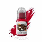 Краска для художественной татуировки World Famous Tattoo Ink by Samuel O`reilly, Red, 15 мл
