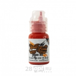 Краска для художественной татуировки World Famous Tattoo Ink, United Ink Red, 15 мл