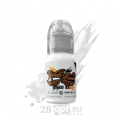 Краска для художественной татуировки World Famous Tattoo Ink, White House, 15 мл