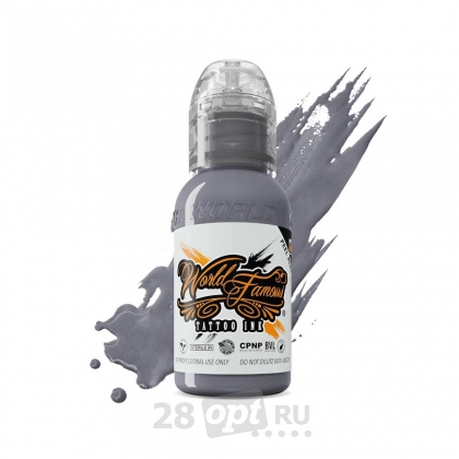 Краска для художественной татуировки World Famous Tattoo Ink by Sarah Miller, Fenrir Gray #1, 30 мл