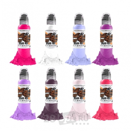 Сет красок для художественной татуировки World Famous Tattoo Ink by Jenna Kerr, Jenstone Set, 30 мл