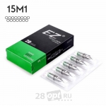 Картриджи для художественной татуировки EZ Revolution C1215M1-2 Magnum 15, 0,35 мм, коробка 20 шт.